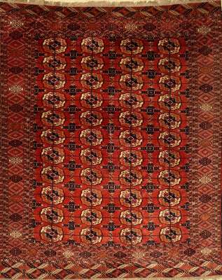 Bochara, Russland, um 1930, Wolle auf Wolle, ca. 243 x 203 cm, EHZ: 3-4