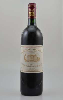 1 Flasche 1991 Chateau Margaux, Premier Grand Cru Classe, ca. 75 cl, 12,5 % Vol., Füllstand: ca. into neck, sehr guter Erhaltungszustand, ...