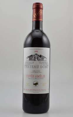 6 Flaschen 1995 Chateau Doms Cuvee Amelie, je ca. 75 cl. 12,5 % Vol., Füllstände: je ca. into neck, sehr gute Erhaltungszustände, unverkostet, in ...