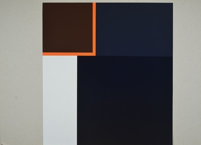 Richard Schur, geb. 1971, Black Ray, Serigraphie, verso handsign., dat. 2007, Blattgr. 52x47 cm