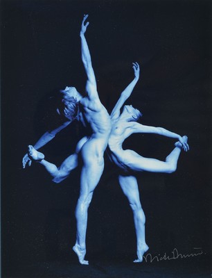 Dieter Blum, zeitgenössischer deutscher Fotograf, geb. 1936, Fotografie, handsigniert, Auflage 1500, verso numeriert, von Rahmung verdeckt, ca. 38.5 ...