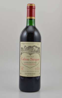 2 Flaschen 1990 Chateau Calon-Segur, Saint-Estephe, Grand Cru Classe, je ca. 75 cl, 13 % Vol., Füllstände: ca. top shoulder bis into neck, sehr ...