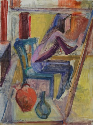 Carla Brill, 1906 Frankfurt bis 1994, deutsche Bildhauerin, Malerin und Zeichnerin Studium an der Kunstgewerbeschule Frankfurt am Main, später ...