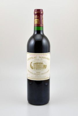 1 Flasche 1995 Chateau Margaux, Margaux, Premier Grand Cru Classe, ca. 75 cl, 12,5 % Vol., Füllstand: into neck, hervorragender Erhaltungszustand, ...