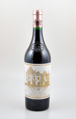 1 Flasche 2000er Chateau Haut Brion, Pessac-Leognan, Premier Grand Cru Classe, 75 cl, 13,5 % Vol., Abstand zwischen Kapsel und Wein: ca. 0,5 cm, sehr ...