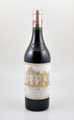 1 Flasche 2000er Chateau Haut Brion, Pessac-Leognan, Premier Grand Cru Classe, 75 cl, 13,5 % Vol., Abstand zwischen Kapsel und Wein: ca. 0,5 cm, sehr ...