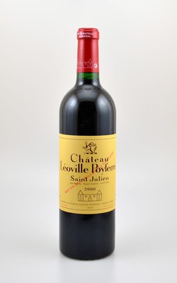 12 Flaschen 2000er Chateau Leoville Poyferre, Saint-Julien, je 75 cl, 13 % Vol., Füllstände: je into neck, hervorragende Erhaltungszustände, ...
