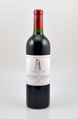 6 Flaschen 2000er Chateau Latour, Pauillac, Premier Grand Cru Classe, je 75 cl, 13 % Vol., hervorragende Erhaltungszustände, im orig. Papier ...