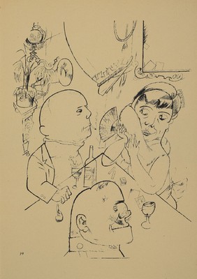 George Grosz, 1893-1959, Konvolut aus 3 Lithografien aus Ecce Homo, Blattgr. je 35,5x25 cm, PP