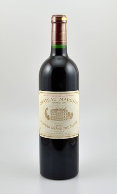 1 Flasche 2002 Chateau Margaux, Margaux, Premier Grand Cru Classe, ca. 75 cl, 13 % Vol., Füllstand: into neck, sehr guter Erhaltungszustand, ...
