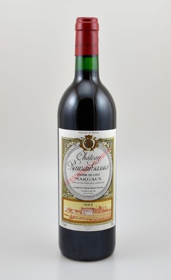 12 Flaschen 1992 Chateau Rauzan-Gassies, Margaux, je ca. 75 cl, 12,5 % Vol., Füllstände: je ca. into neck, gute Erhaltungszustände, unverkostet, ...