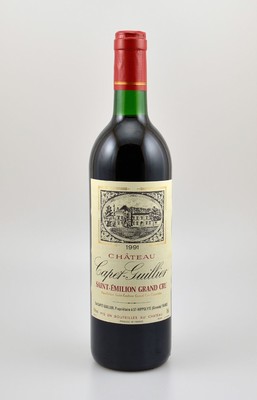 12 Flaschen 1991 Chateau Capet-Guillier, Saint-Emilion Grand Cru, je ca. 75 cl, 12,5 % Vol., Füllstände: je ca. into neck, gute ...