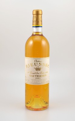1 Flasche Chateau Rieussec, Sauternes, Grand Cru Classe, ca. 75 cl, 13,5 % Vol., Füllstand: ca. into neck, unverkostet