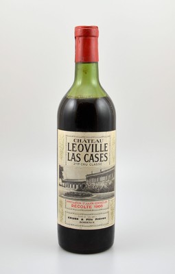 1 Flasche 1966 Chateau Leoville Las Cases, Saint-Julien, 2eme Cru Classe, Füllstand: ca. mid shoulder, Abfüllung von Cruse & Fils Freres, Etikett ...