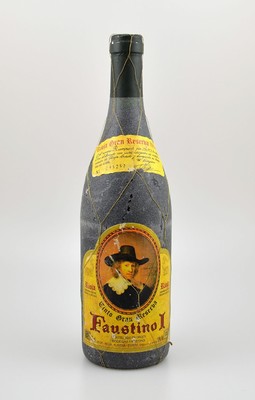 1 Flasche 1994 Gran Reserva Faustino, Rioja, ca. 75 cl, 13 % Vol., Etikett l. besch., unverkostet