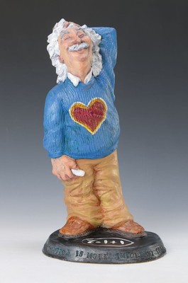 Elaine Brewer-White, geb. 1961, Albert Einstein: Imagination is more important than knowledge, signiert, num. 8/50, H. ca. 41cm