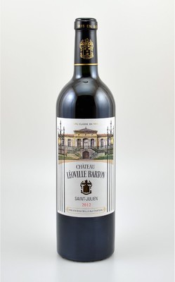 6 Flaschen 2012 Chateau Leoville Barton, Saint-Julien, je 75 cl, 13 % Vol., Füllstände: je high fill, hervorragende Erhaltungszustände, unverkostet