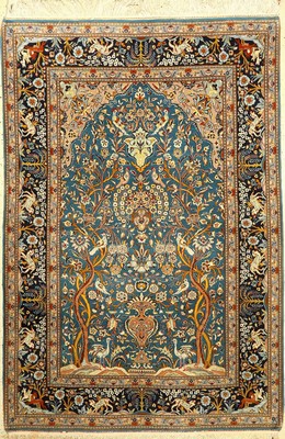 Keschan, Persien, ca. 50 Jahre, Wolle auf Baumwolle, ca. 207 x 147 cm, EHZ: 2, hochwertige Keschan Qualität.