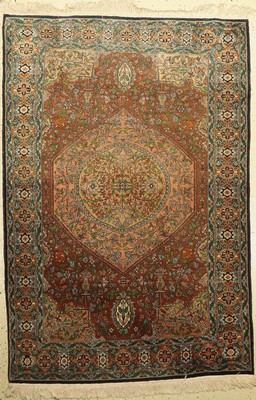 Lahor alt, Indien, ca. 40 Jahre, Wolle auf Baumwolle, ca. 189 x 126 cm, EHZ: 3