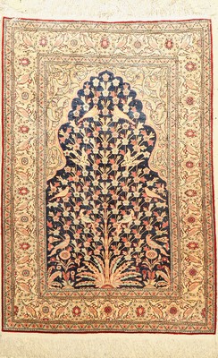 Kaisery Seide, Türkei, ca. 40 Jahre, reine Naturseide, ca. 123 x 84 cm, EHZ: 2