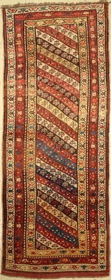 Kurdische "Galerie" alt, Persien, um 1930, Wolle auf Wolle, ca. 291 x 116 cm, EHZ: 3