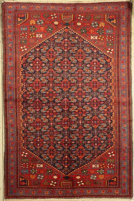 Hamadan alt, Persien, um 1930, Wolle auf Baumwolle, ca. 193 x 130 cm, EHZ: 3