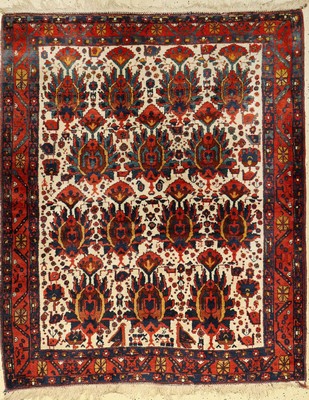 Afschar alt, Persien, um 1940/50, Wolle aufBaumwolle, ca. 162 x 135 cm, EHZ: 2-3