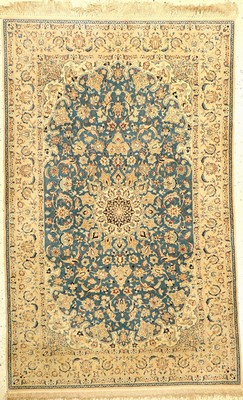 Nain alt fein, Persien, ca. 40 Jahre, Korkwolle mit Seide, ca. 178 x 112 cm, EHZ: 2