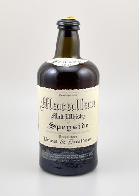 1 Flasche 1841 Macallan Replica Single Malt Scotch Whisky, ca. 70 cl, 41,7 % Vol., sehr seltene Originalabfüllung aus der limitierten Replica Serie ...