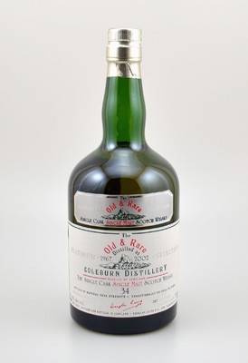 1 Flasche 1967 Single Malt Scotch Whisky, ca. 70 cl, 50,4 % Vol., distilled at Coleburn Distillery, 34 Years Old, 2002 in die Flasche abgefüllt, ...