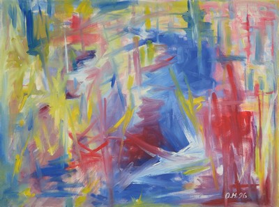 Otto Herter, 1924 Pjatigorsk/Kaukasus - 2000 Achern, Öl/Lwd., signiert, 1996 60 x 80 cm, Rahmen 64 x 84.5 cm