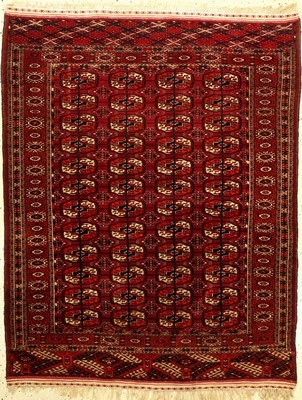 Tekke "Herdteppich" antik, Turkmenistan, um1910, Wolle auf Wolle, ca. 152 x 119 cm, EHZ: 2-3