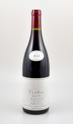 6 Flaschen 2013 Corton, Grand Cru, Vallet Freres, Gevrey-Chambertin, je 75 cl, 13 % Vol., Abstände zwischen Kapsel und Wein: ca. 0,5 cm, ...