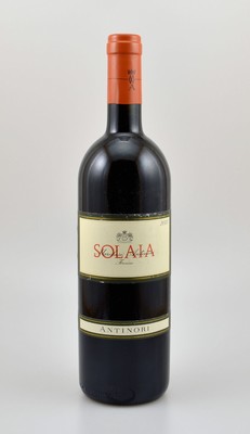 6 Flaschen 2000er Marchesi Antinori Solaia, Toscana, je 75 cl, 13,5 % Vol., Füllstände: je into neck, gute Erhaltungszustände, unverkostet, im ...