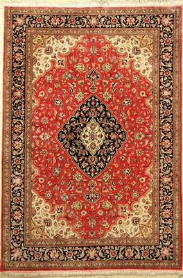 Ghom Seide, Persien, ca. 50 Jahre, reine Naturseide, ca. 202 x 140 cm, EHZ: 2-3