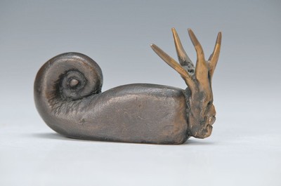 Paul Wunderlich , 1927 Eberswalde-2010 Saint- Pierre-de-Vassols, "Schnecke", sign., dat. 1979, num. 565/5000, ca. 7x2 cm