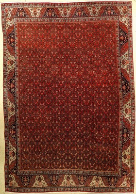 Bidjar, Persien, ca. 60 Jahre, Wolle auf Baumwolle, ca. 363 x 252 cm, EHZ: 2, leicht verblaßt