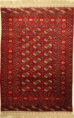 Buchara fein, Rußland, ca. 40 Jahre, Wolle auf Wolle, ca. 190 x 130 cm, EHZ: 2