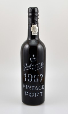 1 Flasche 1967 Real Vinicola Vintage Port, ca. 75 cl, 20 % Vol., unverkostet