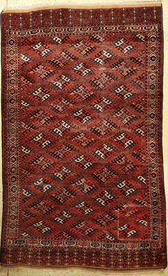 Yomud Hauptteppich, Turkmenistan, um 1920, Wolle auf Wolle, ca. 294 x 180 cm, EHZ: 4