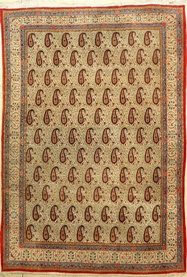 Ghom, Persien, ca. 50 Jahre, Wolle auf Baumwolle, ca. 333 x 233 cm, EHZ: 2-3