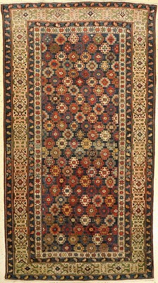 Kuba antik (Tschitschi), Kaukasus, um 1890,Wolle auf Wolle, ca. 235 x 131 cm, EHZ: 4