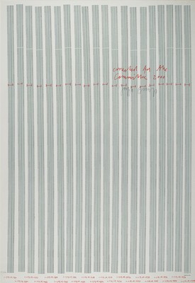 Joseph Beuys 1921-1986, Countdown 2000 1981, Offset auf Maschinenbütten, signiert, 2000 Exemplare, Hamburg/München, 88 x 64 cm, PP., Rahmen: 100 x ...