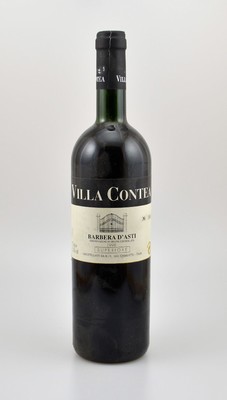 10 Flaschen 1998 Villa Contea Barbera D'Asti , je ca. 75 cl, 13 % Vol., Füllstände: je ca. top shoulder, gute Erhaltungszustände, ...