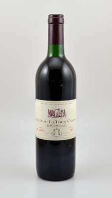 1 Flasche 1987 Chateau La Tour Carnet, Haut-Medoc, ca. 75 cl, 12 % Vol., Füllstand: ca. top shoulder, unverkostet