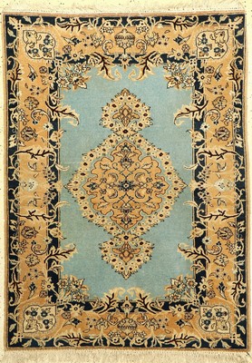 Ghom alt, Persien, ca. 50 Jahre, Wolle auf Baumwolle, ca. 148 x 107 cm, EHZ: 2-3, (verblaßt)