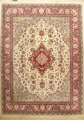 Täbriz, Persien, ca. 40 Jahre, Wolle auf Baumwolle, ca. 417 x 302 cm, EHZ: 2-3