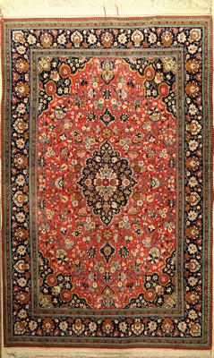 Ghom Kork, Persien, ca. 40 Jahre, Korkwolle, ca. 230 x 146 cm, EHZ: 2