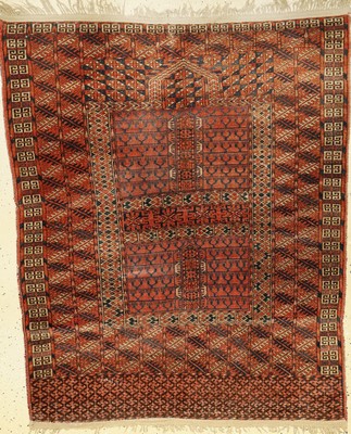 Tekke Ensi, Turkmenistan, um 1900, Wolle auf Wolle, ca. 141 x 124 cm, EHZ: 4