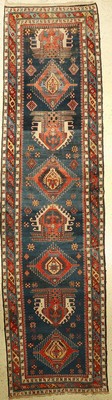 Shahsavan, Persien, ende 19 Jhd., Wolle aufWolle, ca. 415 x 108 cm, EHZ: 3-4
